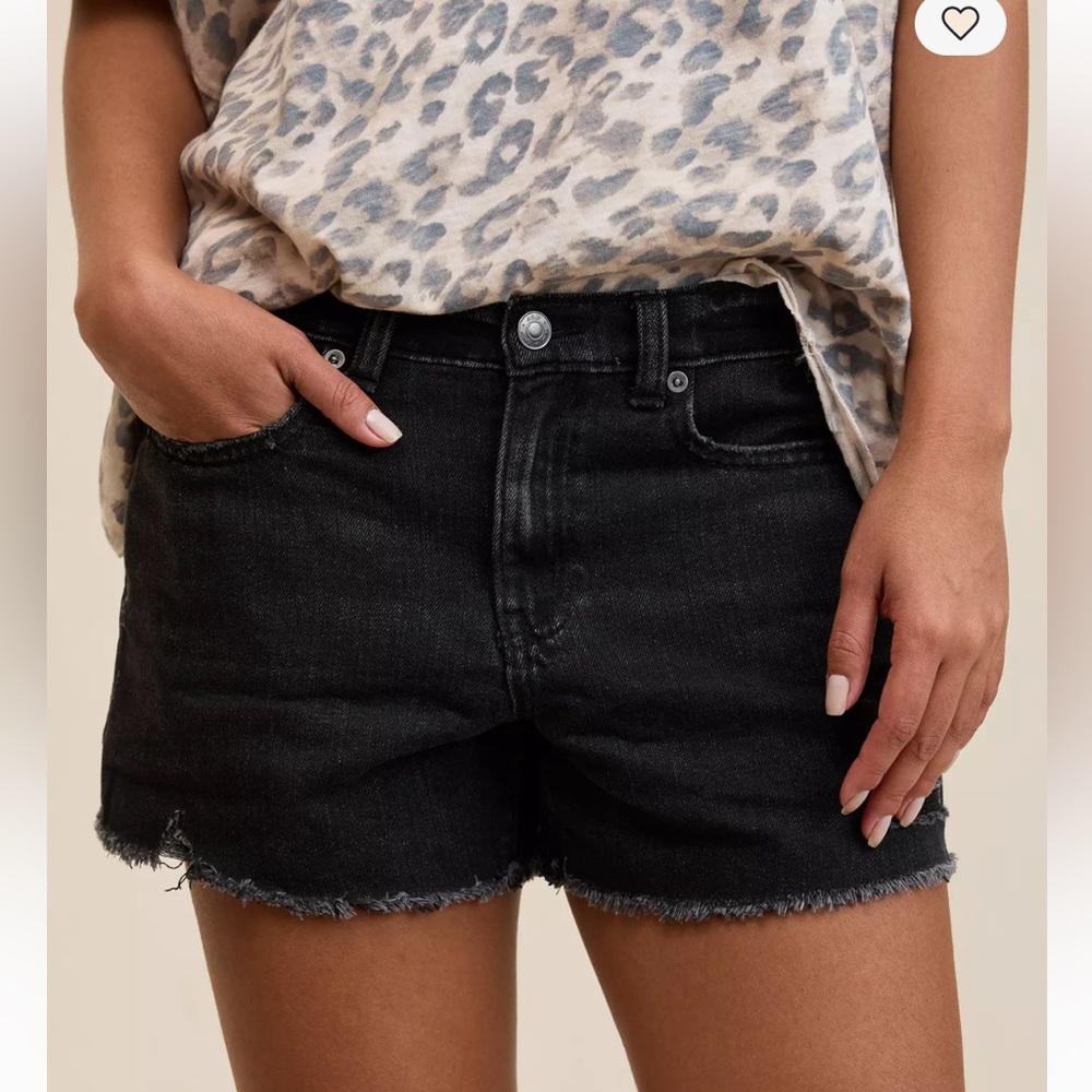 Aerie Daydream Denim Short, Size L, Charcoal Ash, EUC